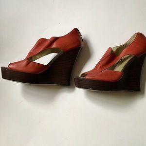 Seychelles leather wedges